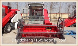 Self-propelled full feed 4LZ-2.0  wheat combine harvester with ISO for sale