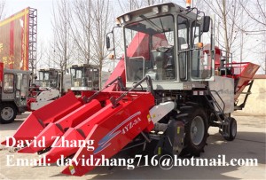 Top quality 140hp 3 rows 4YZ-3A Corn combine harvester with ISO for sale